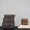 Hello Honey® Espresso Carved Reclaimed & Mango Wood Nesting Boxes Set